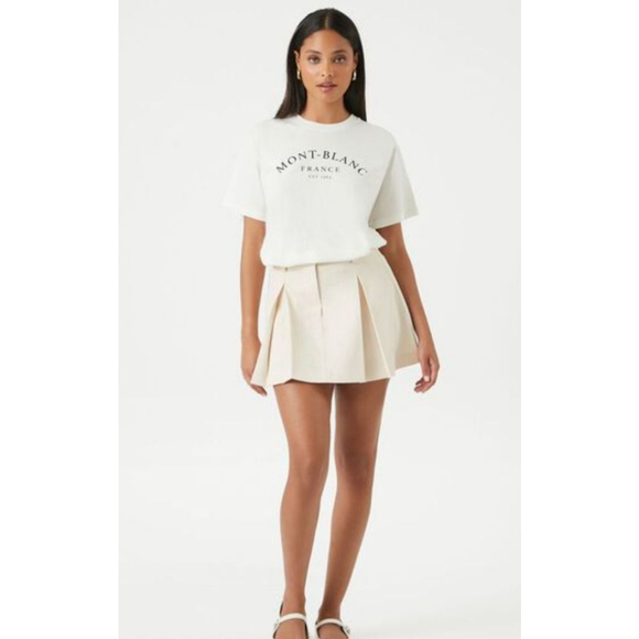 ♦️SOLD♦️ - Forever 21 - Mont-Blanc France Boyfriend T-Shirt - NWOT - Picture 2 of 8